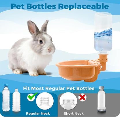 VANNON 16oz Pet Water Bottle, Gravity Dog Water Bowl Dispenser - Image 2