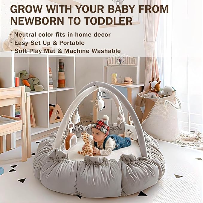 Little Dove 5-in-1 Convertible Baby Play Gym - Image 3
