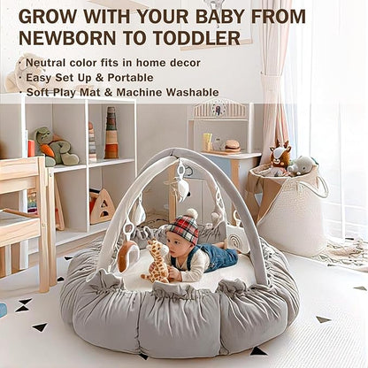 Little Dove 5-in-1 Convertible Baby Play Gym - Image 3