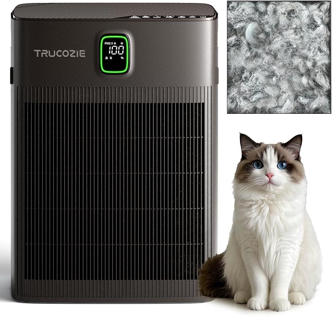 Trucozie T554 Air Purifier for Home Up to 2000 Ft² in 1 Hr by TrucozieHome