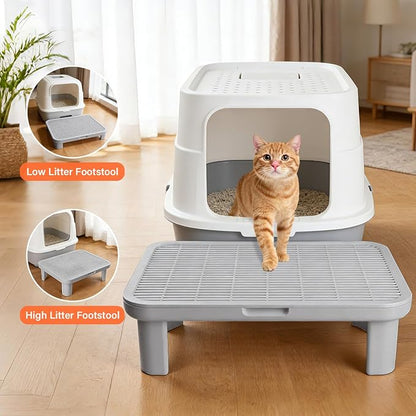 Adjustable Cat Step Ramp, Double Layer Litter Box Step - Image 7