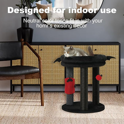MECOOL 4in1 Small Cat Tree, Scratching Post - Image 5