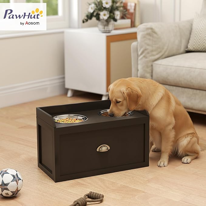 PawHut Dog Feeding Station - Image 2
