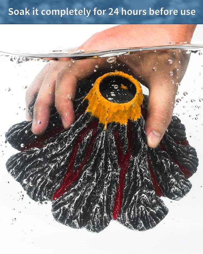 Uniclife Aquarium Volcano Ornament Kit Realistic Resin Volcanic Decoration - Image 7