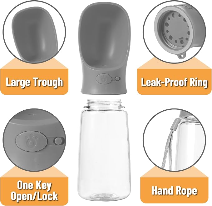 Mr. Pen Portable Dog Water Bottle, 19 oz, Travel Dog Water Bottle Dispenser - Image 5