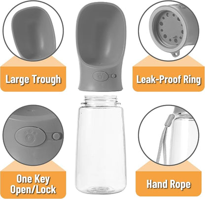Mr. Pen Portable Dog Water Bottle, 19 oz, Travel Dog Water Bottle Dispenser - Image 5