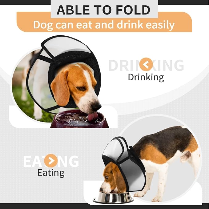 Allroaring Dog Cone Collar After Surgery, Soft Dog Cones - Image 3