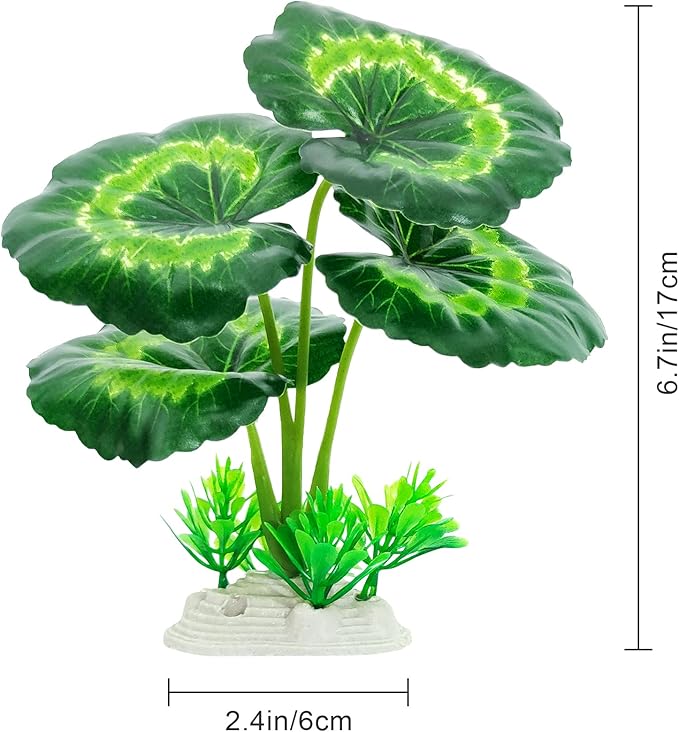 Betta Fish Tank Accessories 7 Pack Silk Aquarium Plants Decoration Artificial - Image 7