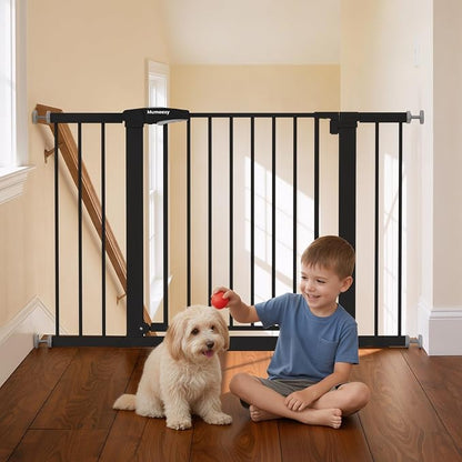29.7-46" Extra Wide Baby Gate for Stairs, Pressure Mounted Dog Gate Indoor for by Mumeasy-FocusonBabyPetSafetyGate