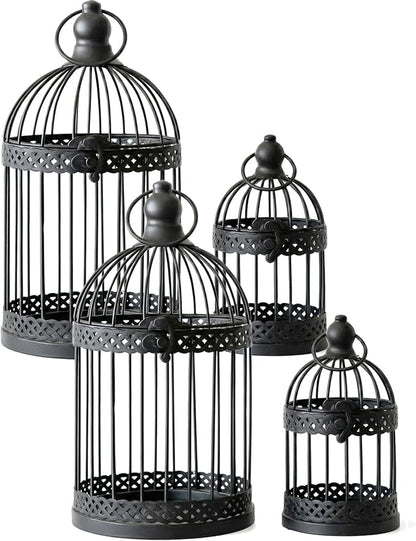 Vela Lanterns Bird Cage Decor Candle Holder Lantern Decorative Table by VelaCandleLanterns