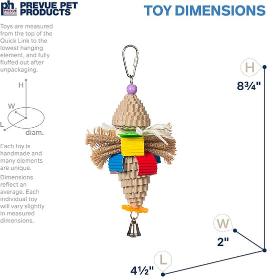 Prevue Pet Products Sound & Movement Mr. Mustache Bird Toy 62614 - Image 2