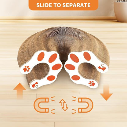 Collapsible Cats Cardboard Scratcher, Interactive Cat Toys - Image 5