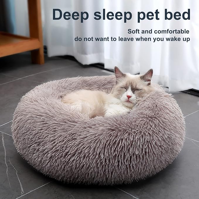 Nisrada Dog Bed for Small Medium Large Dogs, 24 inch Calming Dogs Bed, - Image 8