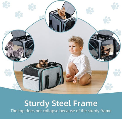 Cat/Dog Airline Approved Expandable Pet Carrier - Image 6