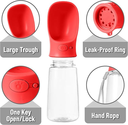 Mr. Pen- Dog Water Bottle, 19 oz, Portable Dog Water Bottle Dispenser, Not - Image 5
