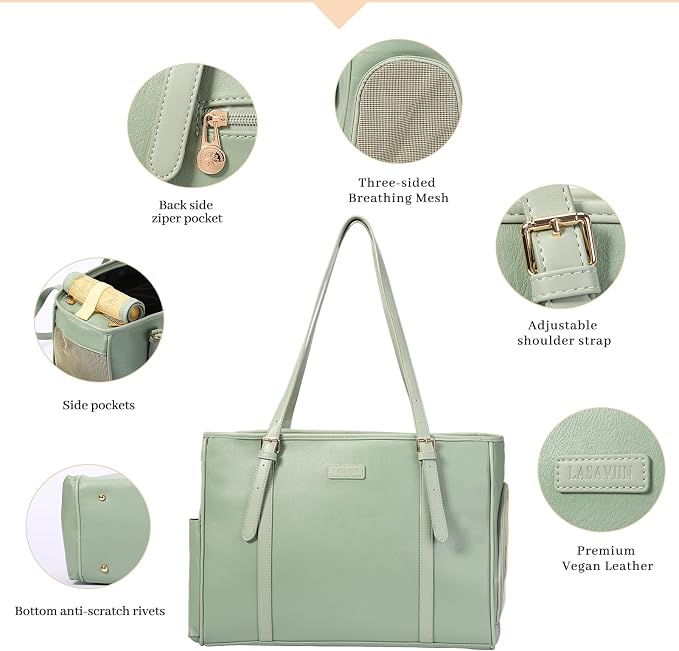 Fashion Dog Purse Pet Carrier Leather Bag - Image 4