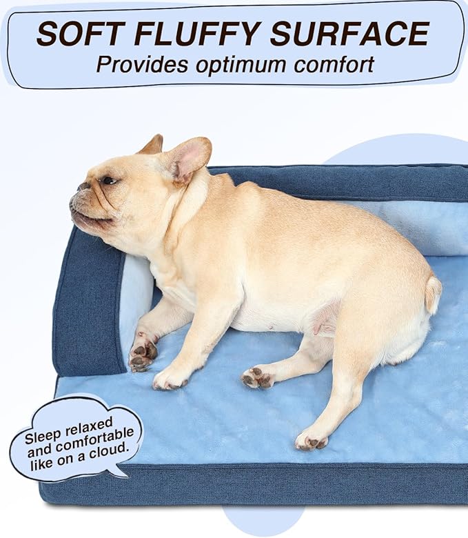 KSIIA Washable Dog Bed Large Sized Senior Dog, Orthopedic Warm Soft Pet Sofa - Image 6