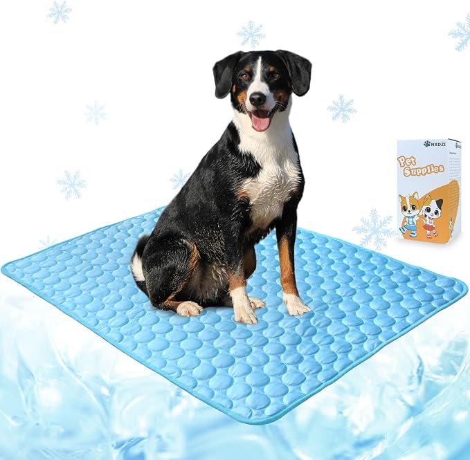 Dog Cooling Mat for Dogs, Pet Cooling Pad Bed for Dog Easy Washable for All by NXDZI