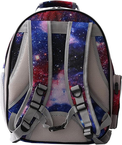 Front Expandable Cat Backpack Carrier, Fit up to 20 lbs, Printed Artwork - Image 4