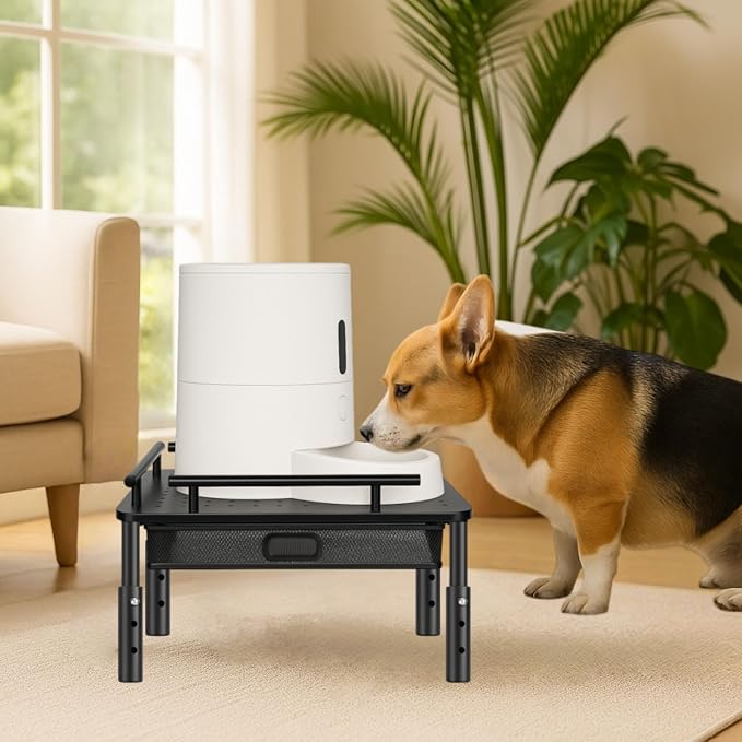 Raised Pet Feeder Stand for Cats & Dogs – Adjustable Height Holder for - Image 7