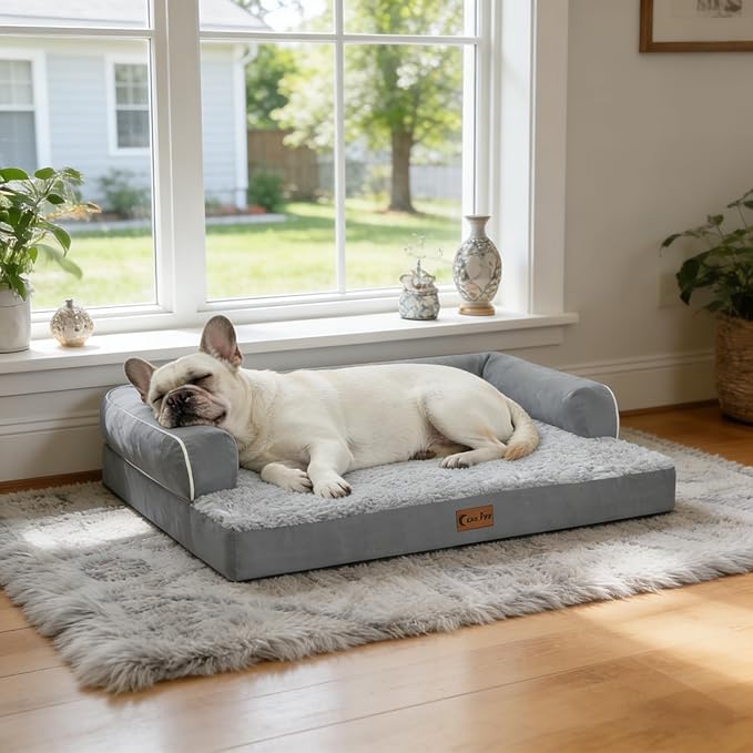Orthopedic Dog Beds for Extra Large Dogs, Waterproof Egg Crate Foam XL Dog Bed - Image 9