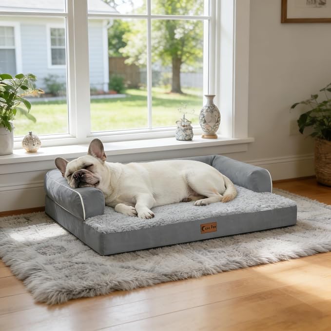 Orthopedic Dog Beds for Large Sized Dogs, Waterproof Egg Crate Foam Large Dog - Image 9