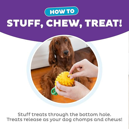 Outward Hound Dental Pineapple Dog Toy & Treat Stuffer, 6.8″ x 3.3″ - Image 4