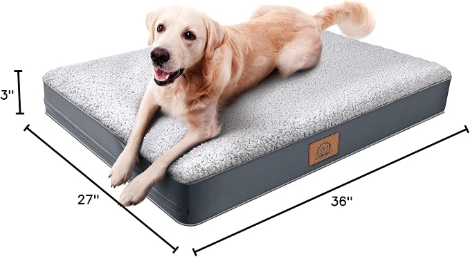 Sunheir Orthopedic Dog Bed for Large Dogs and Extra Large Dogs, XL Waterproof - Image 7