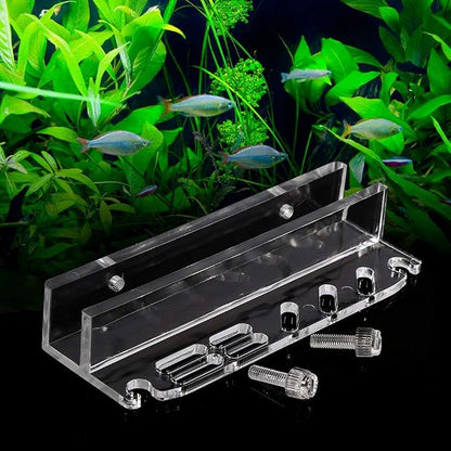 Fdit Acrylic Water Plants Grass Maintenance Tool Holder Aquarium Rack Organizer - Image 4