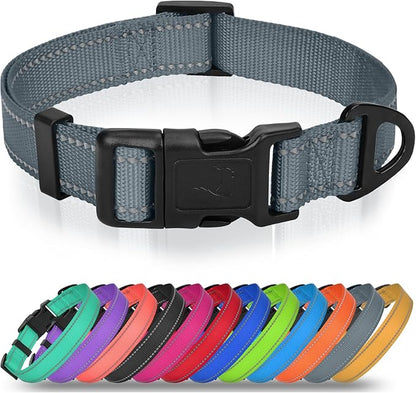 Joytale Large Dog Collar, Reflective and Adjustable Nylon Pet Collar by Joytale