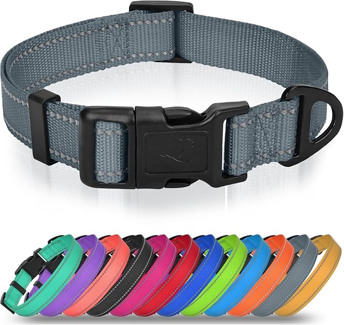Joytale Small Dog Collar, Reflective and Adjustable Nylon Collar by Joytale