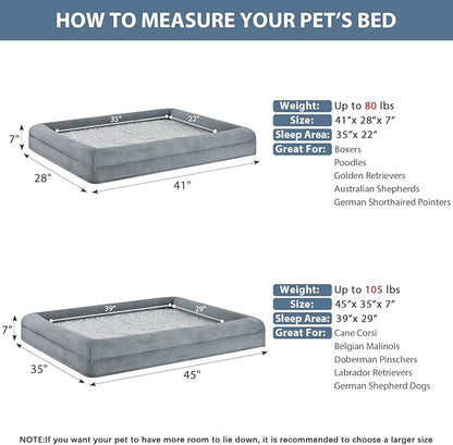 WNPETHOME XL Extra Large Dog Bed, Washable Dog Couch - Image 3