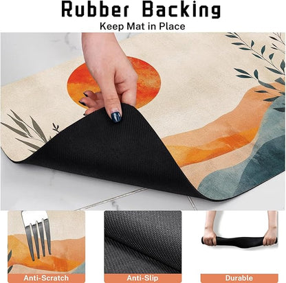 Absorbent Pet Dog Bowl Mat for Food and Water, Pet Cat Food Feeding Mat - Image 4