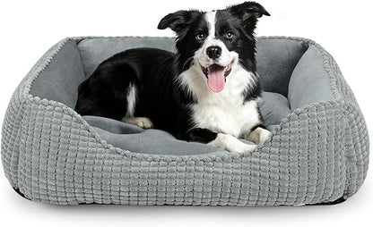 MIXJOY Large Dog Bed for Large Medium Small Dogs, Rectangle Washable Orthopedic by MIXJOY