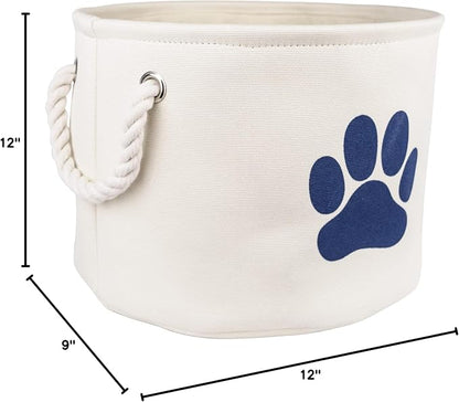 Bone Dry Pet Storage Collection Collapsible Bin, Small Round - Image 11