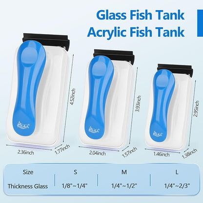 AQQA Aquarium Magnet Glass Cleaner, Dolphin Series-Fish Tank Algae Scraper - Image 6