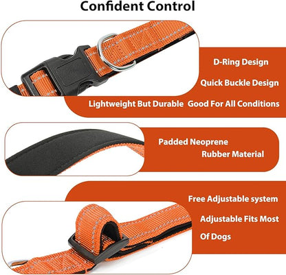 Reflective Dog Collar Padded - Image 4