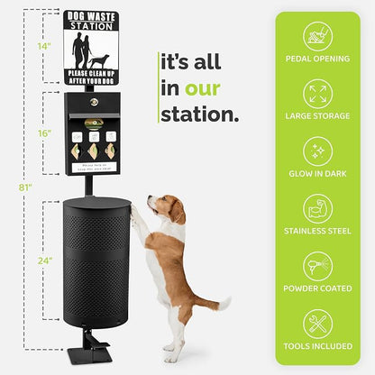 Hands-Free Dog Waste Station Outdoor - Image 2
