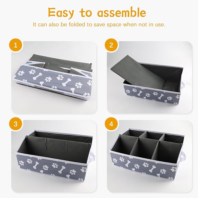 Dog treat storage organizers pet storage basket organizer great - Image 4