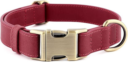 Plutus Pet Genuine Leather Dog Collar – Adjustable Pet Collar by PLUTUSPET