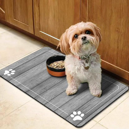 Food and Water Bowl Mat for Dog Cat, 20 x 12 inches Waterproof Non-Slip - Image 7