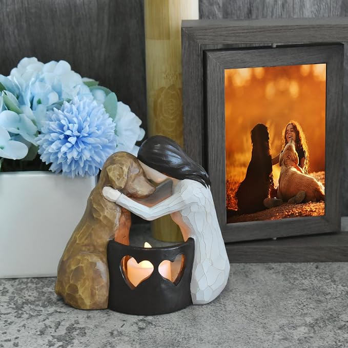 Dog Memorial Gifts，Pet Loss Gifts，Hand-Sculpted Dogs Passing Away Sympathy - Image 5