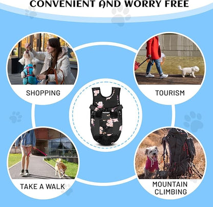 Petmolico Pet Dog Carrier Backpack, Adjustable Dog Legs-Out Front Backpack - Image 7