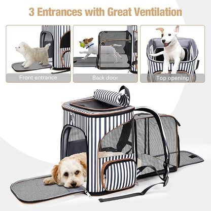 Lekereise Pet Carrier Backpack Expandable Cat Backpack - Image 3