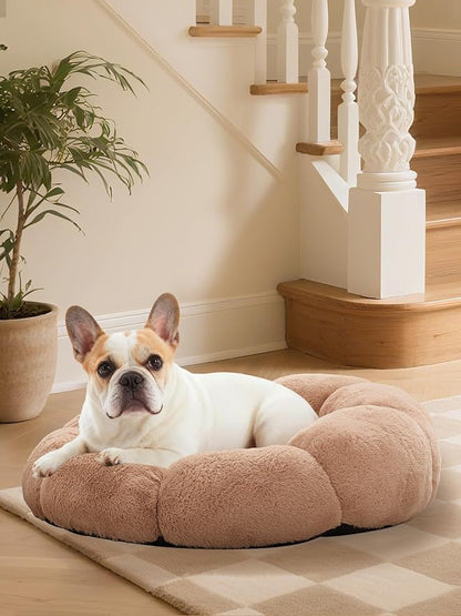OhGeni 27 inches Calming Donut Dog & Cat Bed by OhGeni