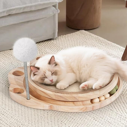 Cat Scratcher-Cat Interactive Toys, Ball Track Toy - Image 8