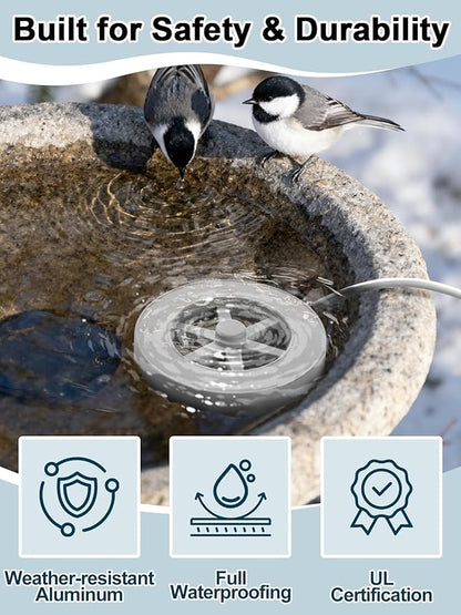 Alphatool 70W Bird Bath Heater for Outdoors in Winter - Image 4