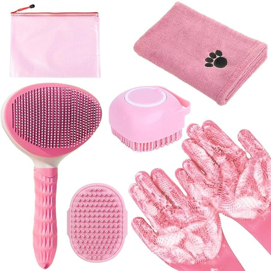 Bath Grooming Kit for Pets by KUEIOX
