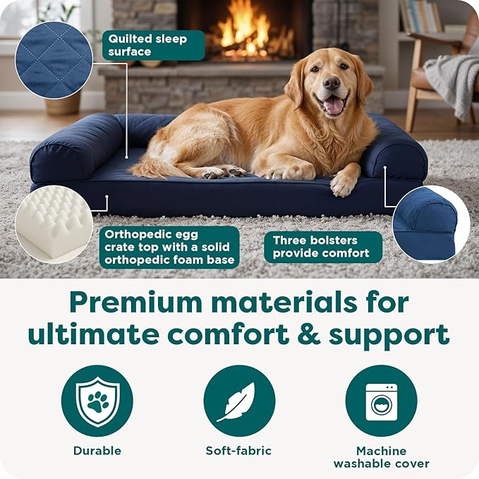 FurHaven Classic Sofa Orthopedic Dog Bed - Image 5