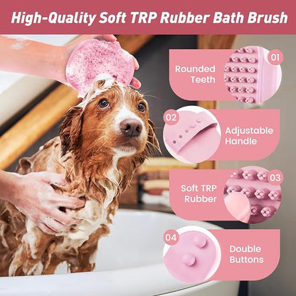 Pet Shower & Bath Supplies，Dog Shampoo Brush Set - Image 5